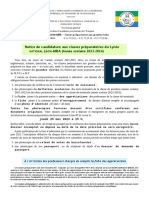 Notice - Candidature Cpge Filire MPSI MP 2023