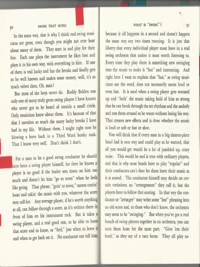 louis armstrong swing that music