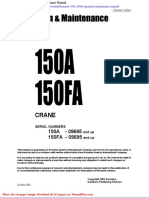 Komatsu 150a 150fa Operation Maintenance Manual