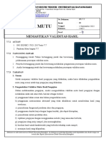 PR.7.7 Memastikan Validitas Hasil