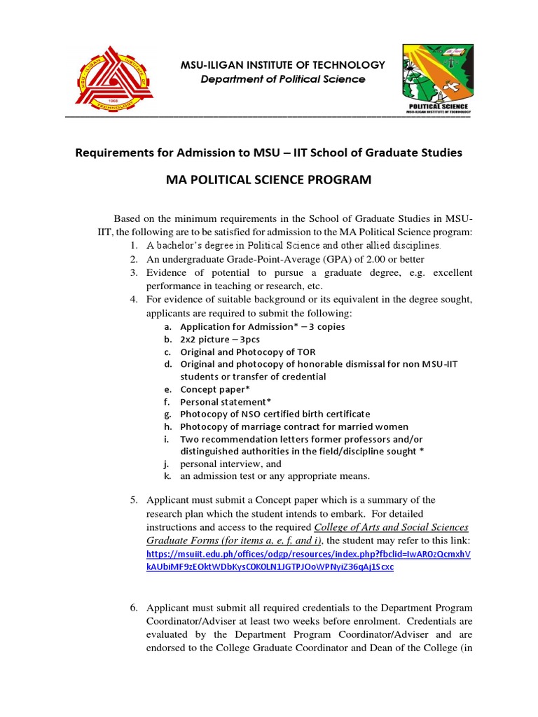 msu-iit-ma-pos-admission-requirements-pdf-postgraduate-education
