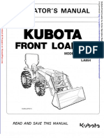 Kubota Front Loader La Series Operation Manual