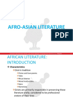 English Major - Afro-Asian Literature