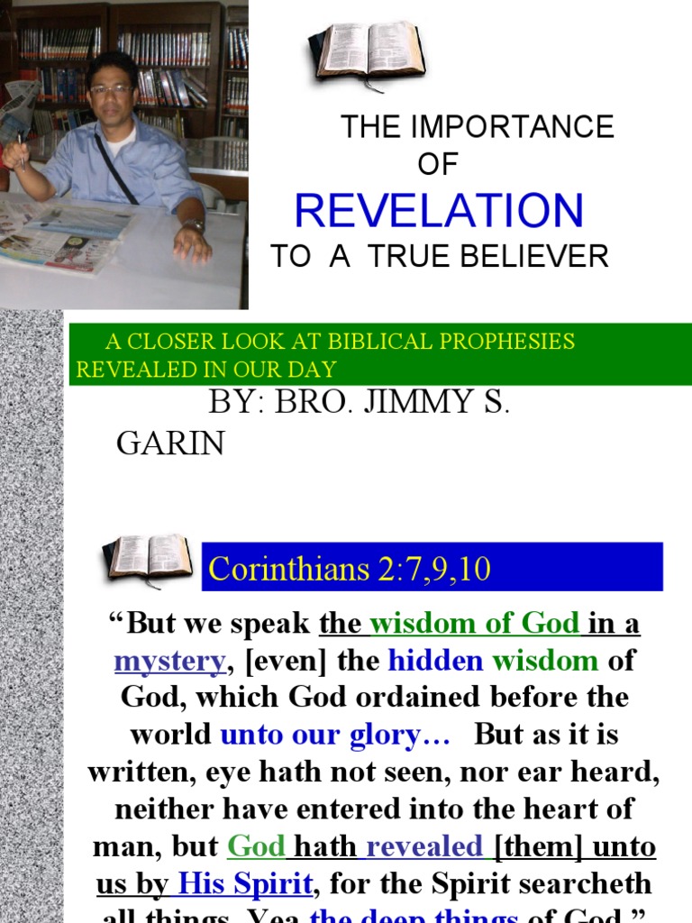 The Importance of Revelation | PDF | Jesus | Baptism