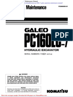 Komatsu Pc160lc 7 Galeo Operation Maintenance Manual