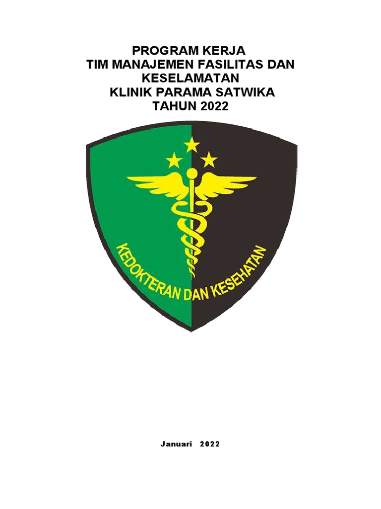 Program Kerja K3 Klinik Parama Satwika 2022 | PDF