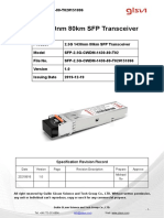 2.5G 1430nm 80km SFP Transceiver