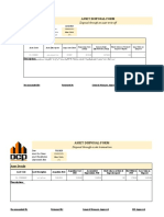 Asset Disposal Form