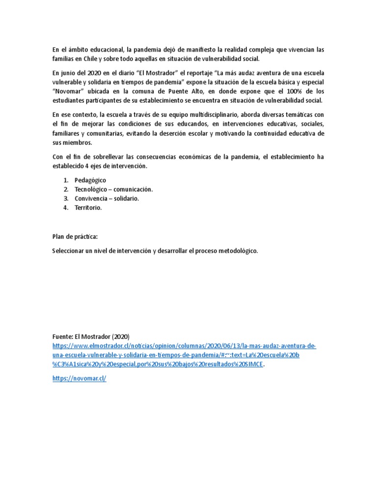 Educación solidaria en tiempos de crisis | PDF | Ciencias sociales