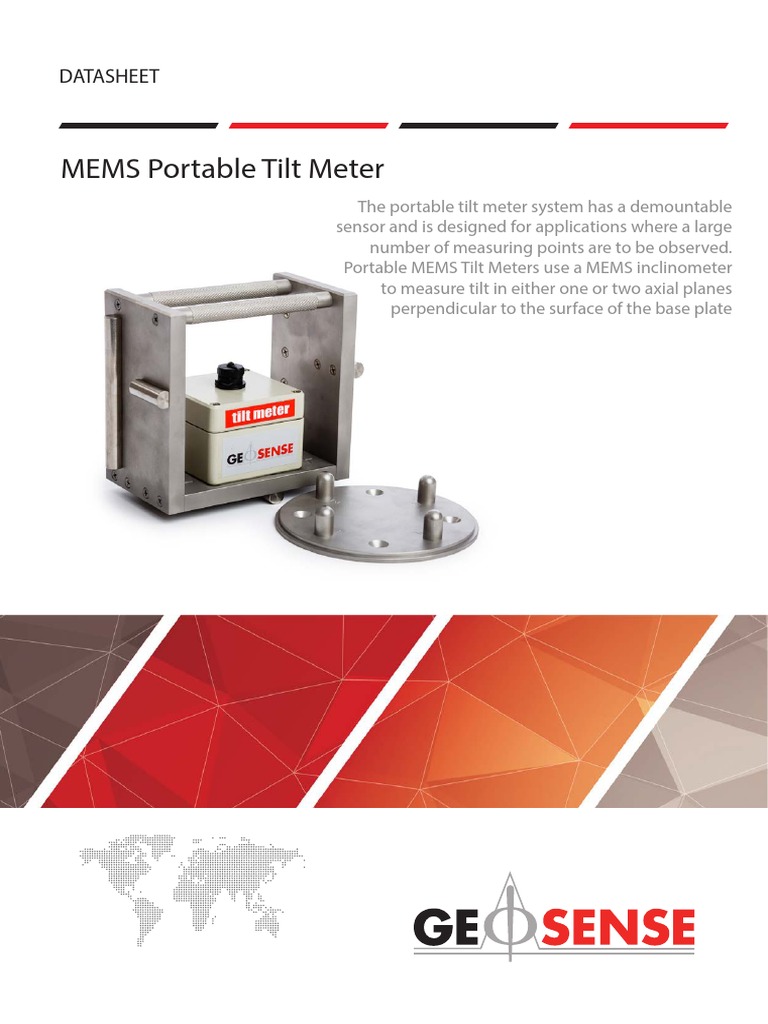 Portable Tilt Meter for Engineers | PDF | Physical Sciences | Applied ...