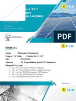 Pengecekan Error CT-PT Metering Pelanggan Pengukuran Tidak Langsung