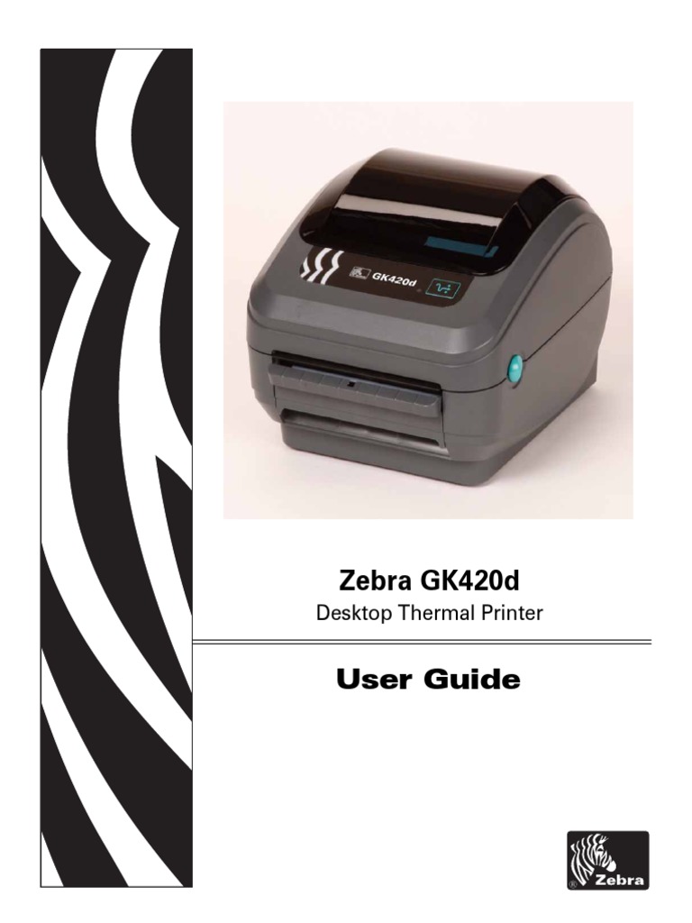 Manual Zebra gk420d | PDF