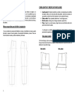 Estudio Del Prototipo Pantalon