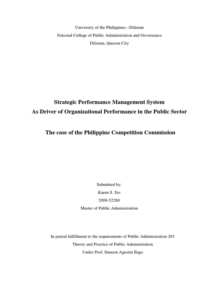 PA 201 (KarenSio) - TERM PAPER | PDF | Performance Appraisal | Goal