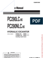 Komatsu Hydraulic Excavator Pc290lc 290nlc 6k Operation Maintenance Manual