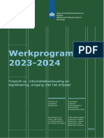 Werkprogramma 2023-2024 Inspectie Overheidsinformatie en Erfgoed