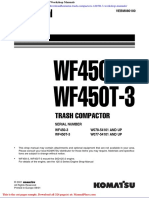 Komatsu Trash Compactors Wf450t 3 Workshop Manuals
