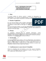 E-Ii-9V1 - Détermination Des Orthophosphates Par Spectrophotometrie