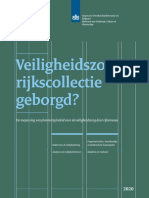 Themarapport Veiligheidszorg Rijkscollectie Geborgd Inspectie Overheidsinformatie en Erfgoed Februari 2020