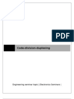 Code Division Duplexing