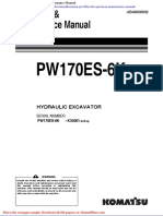 Komatsu Pw160es 6k Operation Maintenance Manual