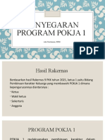 Penyegaran Program Kerja POKJA 1