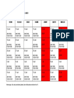 Jadwal Kerja Mbak Minah 2023