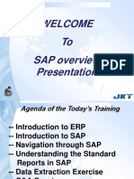 WELCOME to SAP Overview Presentation 230709 160823