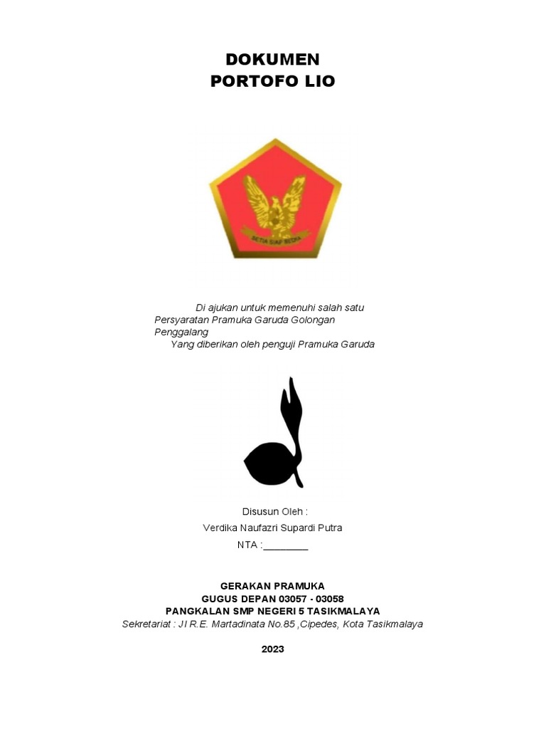 Pengajuan Pramuka Garuda Penggalang | PDF | Karier & Perkembangan