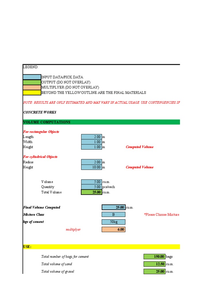 0. Estimate of Materials Calculator Unprotected PDF Wall Length
