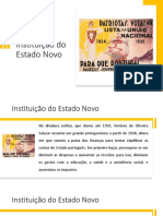 Instituição Do Estado Novo