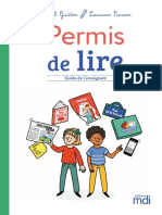 Permis de Lire Guide Du Maitre