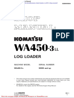 Komatsu Wheel Loaders Wa450 3 Shop Manual