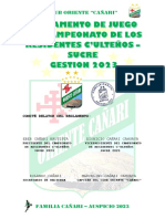 Reglamento Del Campeonato Sucre