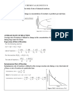 Rate of Reactions