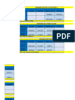 Horarios de Talleres2023