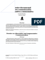 Dossier Documental Sobre Comunicación Alternativa y Aumentativa