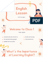 Basic English Lesson