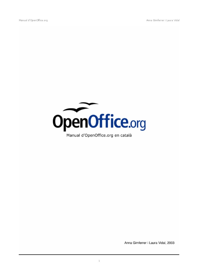 Manual OpenOffice | PDF