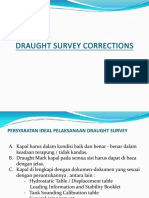Draught Survey Corrections