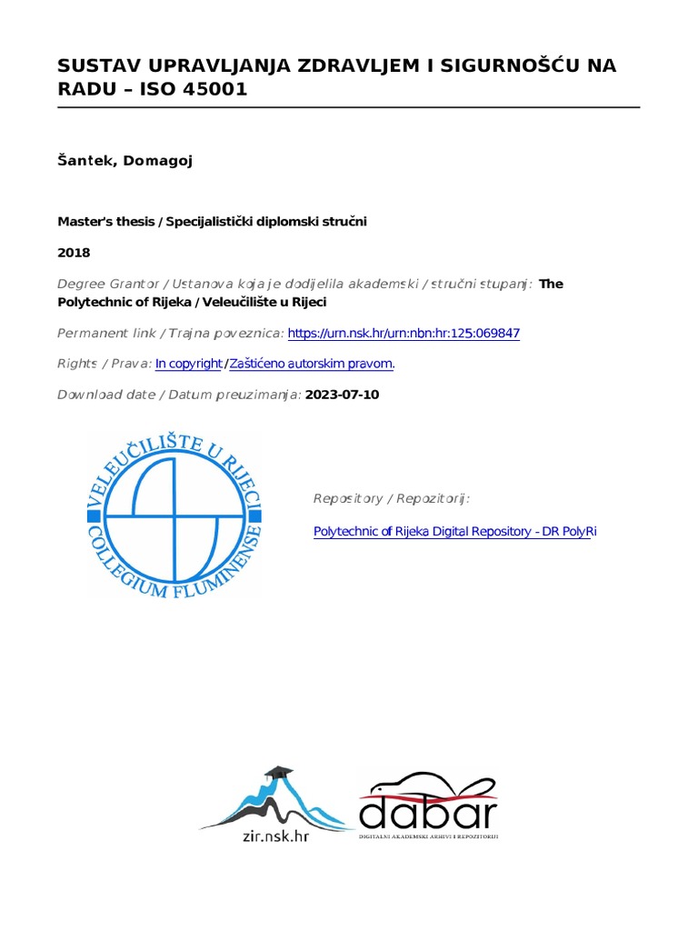 Standard 18001 | PDF