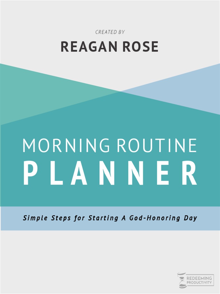 Morning Routine Planner | PDF