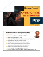 ManageEngine - CYBERCRIME As A Service - CaaS