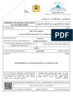 Attestation Fiscal