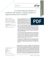 A Retrospective Mixed-Methods Evaluation of A National ORS and Zinc Scale-Up Program in Uganda Between 2011 and 2016