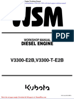 Kubota v3300 E2b v3300 T E2b Diesel Engine Workshop Manual