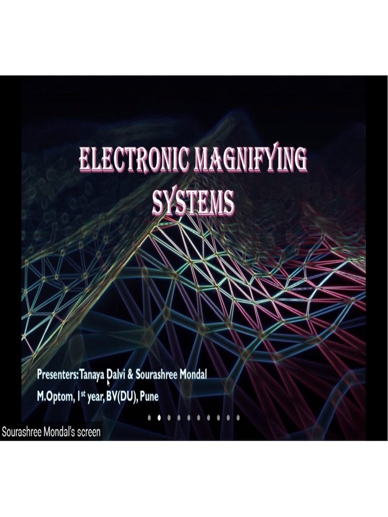electronic magnification low vision PDF