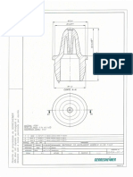 Desenho Técnico Batoque Gotejador G-30 - Gerresheimer 0245A-DC-F