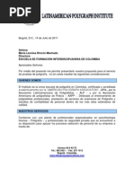 Propuesta Servicios de Poligrafía Latinamerican Polygraph Institute-ESCUELA DE FORMACIÓN INTERDISCIPLINARIA DE COLOMBIA