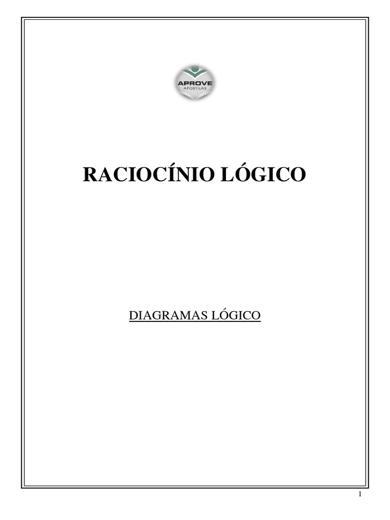 Diagramas Lógicos e Raciocínio Lógico | PDF | Lógica | Conjunto ...